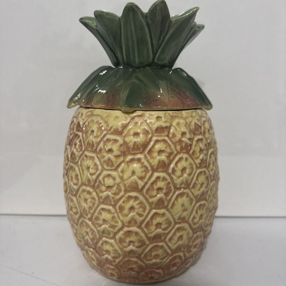 Vintage 1950's McCoy Pineapple Cookie Jar. Circa.